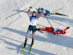 Cross-country skiing-Norway’s Johaug finally achieves solo gold dream