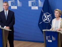 NATO, EU chiefs hold talk on war in Ukraine