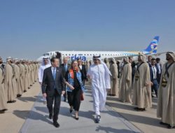 Israeli President arrives in UAE for Abu Dhabi Space Debate