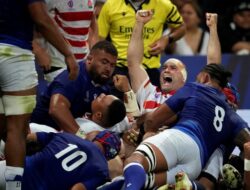 Japan trump Samoa again to stay in Rugby World Cup quarterfinals hunt