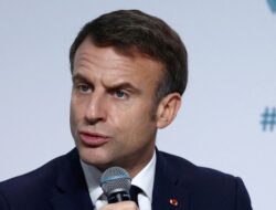 France’s Macron urges Israel to stop bombing Gaza