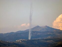 Hezbollah fires rocket salvo at Israeli base